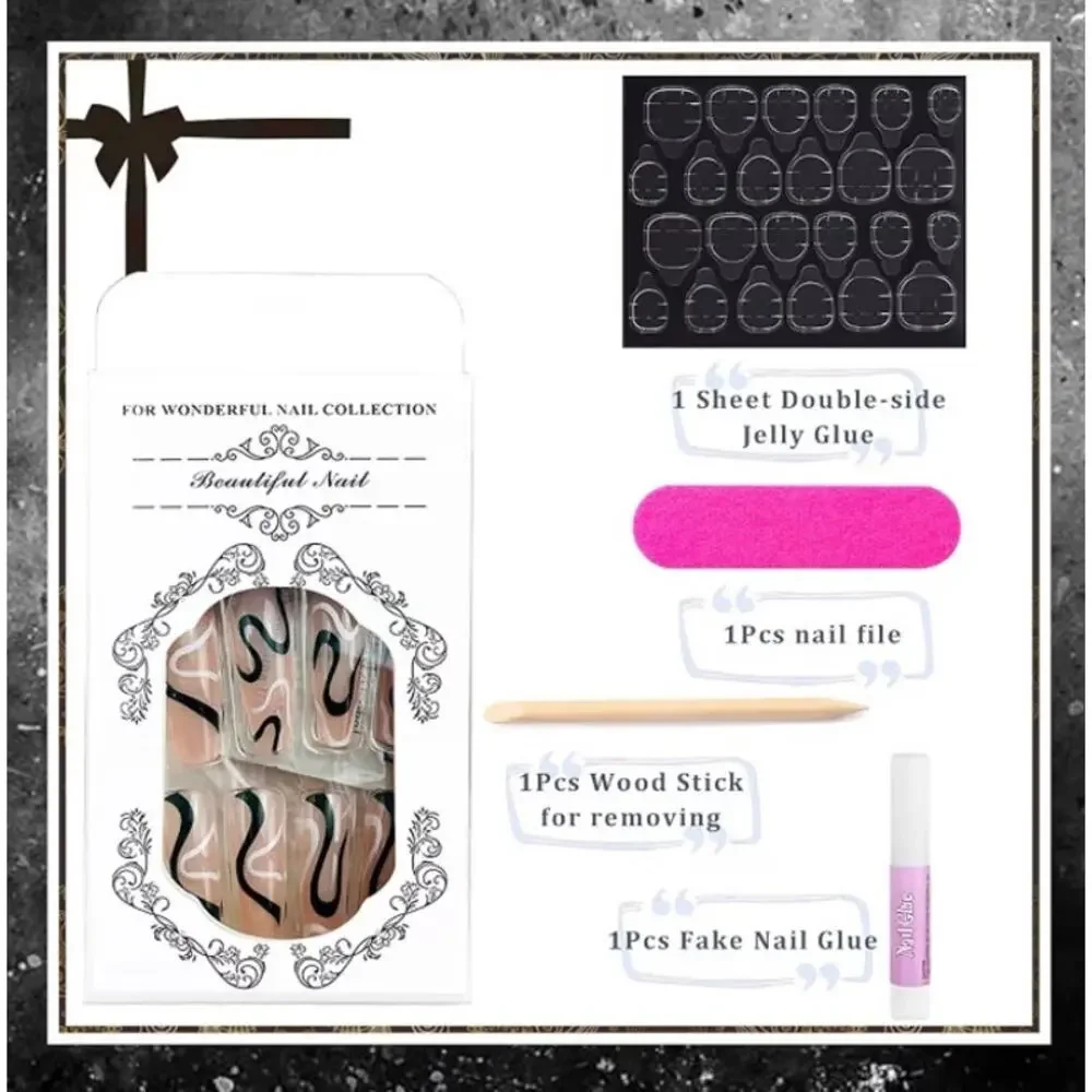 24Pcs Press on Nails